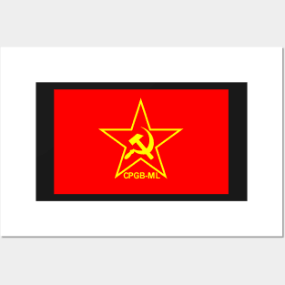 Communist Party of Great Britain (Marxist Leninist) Flag Posters and Art